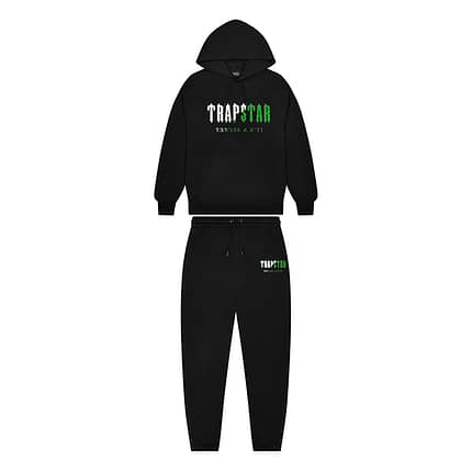 Tuta nera in ciniglia Decoded di Trapstar