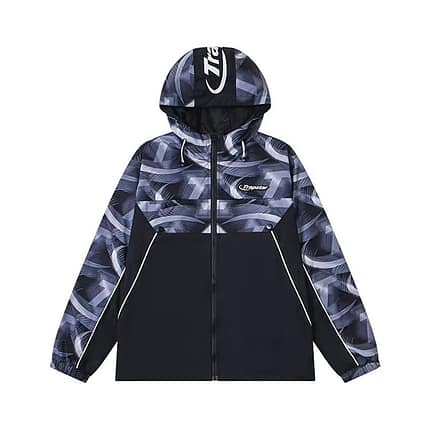 Giacca Stampata Hyperdrive Blu