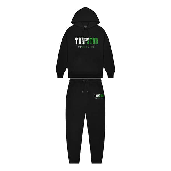 Tuta nera in ciniglia Decoded di Trapstar