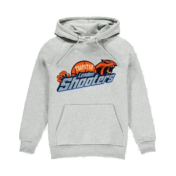 Felpa grigia con cappuccio Trapstar Shooters Felpa grigia con cappuccio Trapstar Shooters
